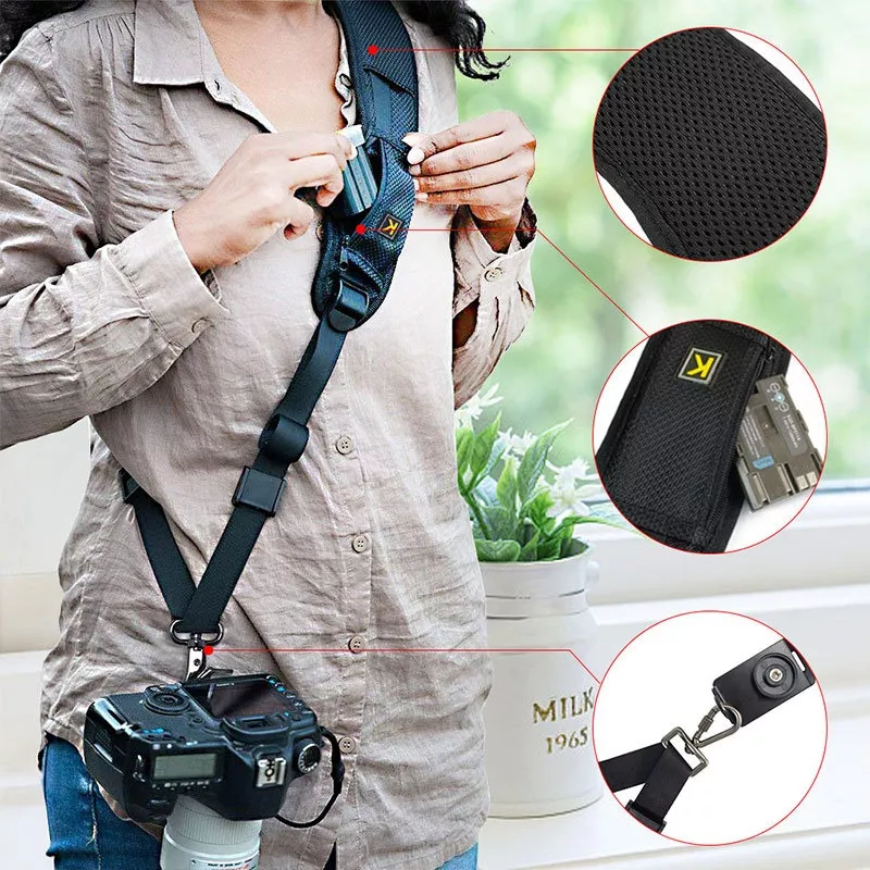 Correa Quick Strap para Camara Fotográfica Dslr / Reflex / Mirrorless - Imagen 5