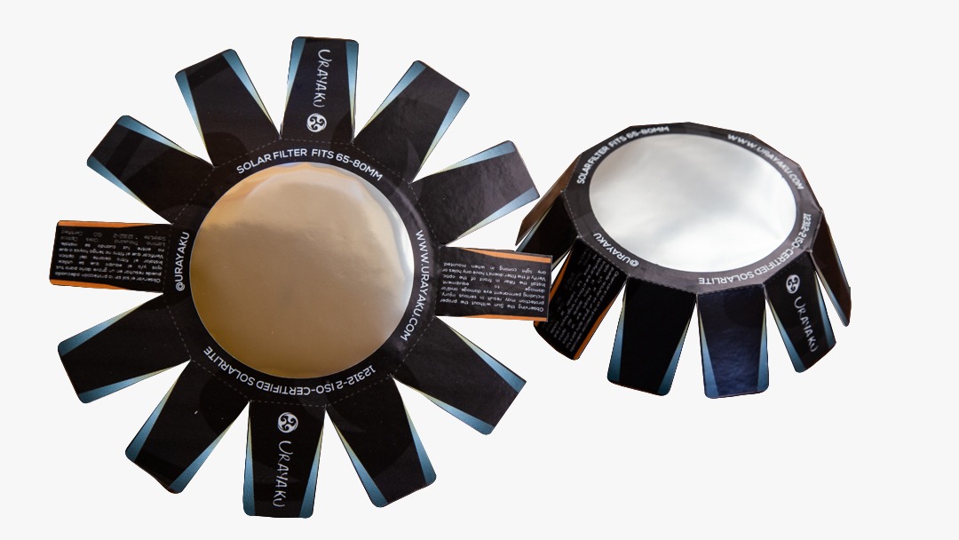 URAYAKU U-46/52 BRIDGE FILTRO PARA ECLIPSE SOLAR DIAMETRO DE 46 A 52MM - Imagen 2