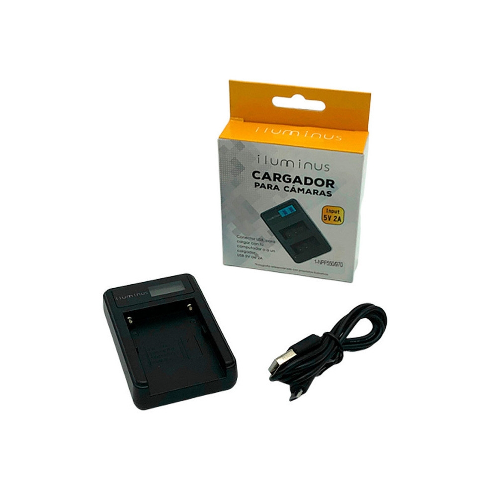 Iluminus Cargador USB Simple para LP-E17 - Imagen 2