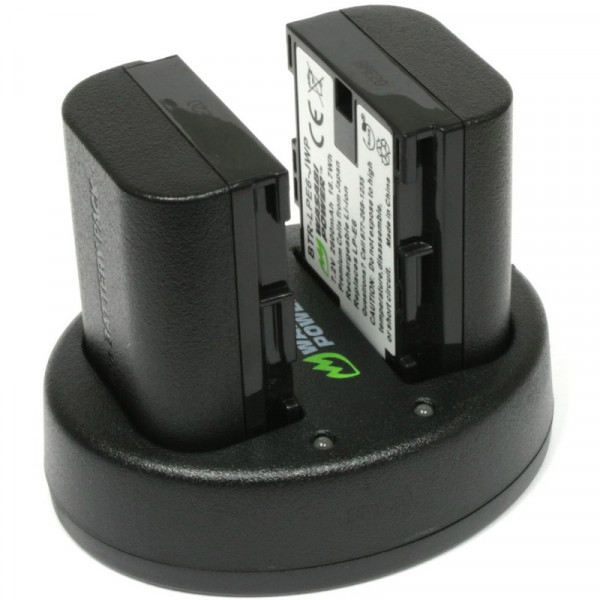 Wasabi Power LP-E6 Kit de Baterías y Cargador para Canon / KIT-BB-LPE6 - Imagen 2