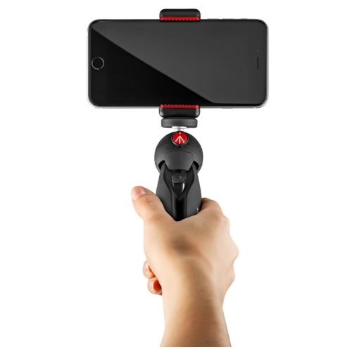 Manfrotto MKPIXICLMII-BK Mini Trípode Pixi Black + Soporte Smartphone - Imagen 4