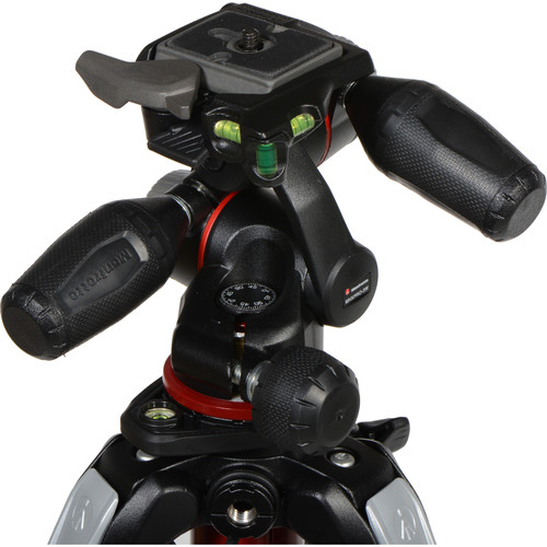 Manfrotto MK055XPRO3-3W trípode de aluminio con 3-vías Cenital - Imagen 4