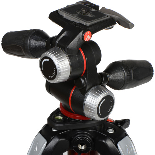 Manfrotto MK055XPRO3-3W trípode de aluminio con 3-vías Cenital - Imagen 5