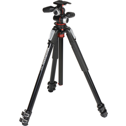 Manfrotto MK055XPRO3-3W trípode de aluminio con 3-vías Cenital - Imagen 8