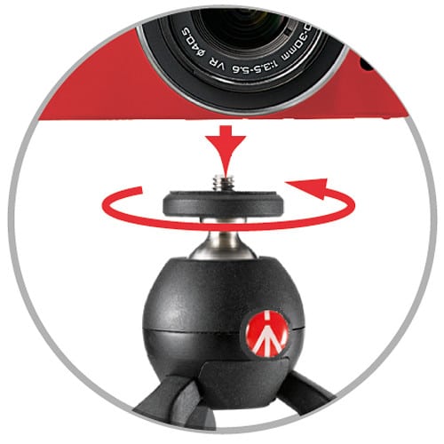 Manfrotto Mini Trípode Pixi Red Versión. - Imagen 4
