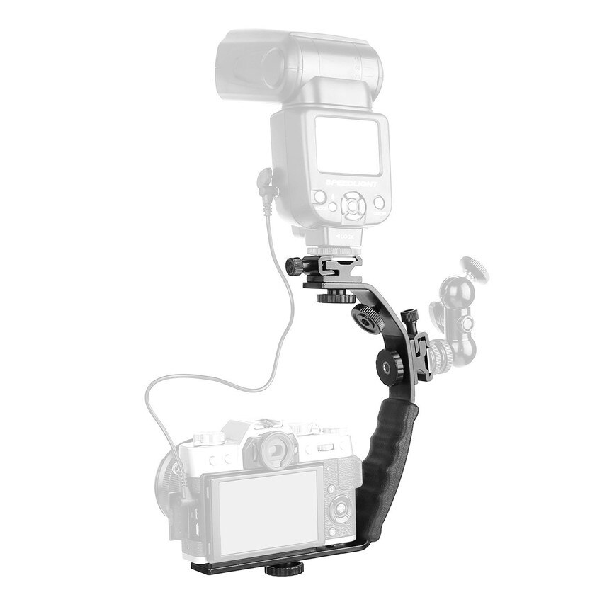 Powewin PW-K283 Bracket en L Video Grip con Doble Zapata - Imagen 3