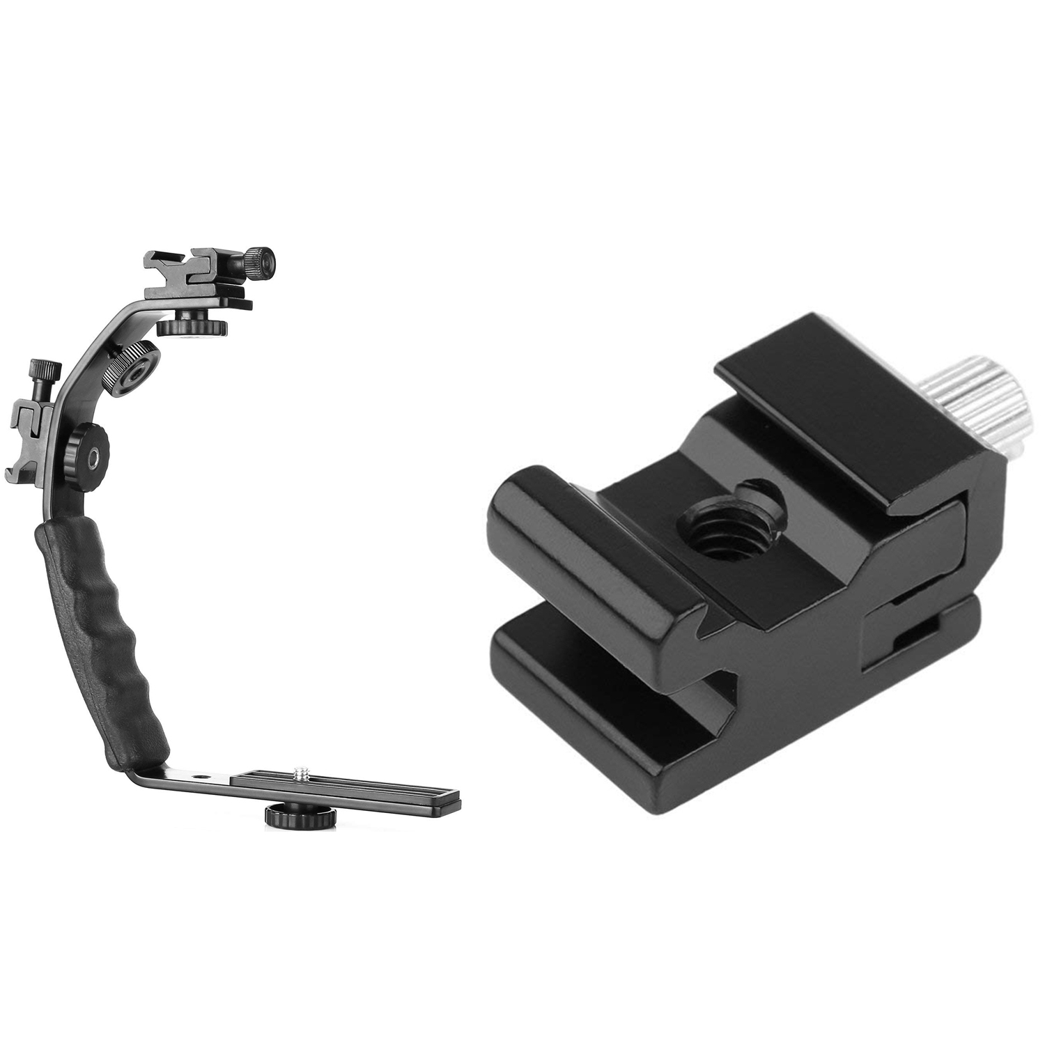 Powewin PW-K283 Bracket en L Video Grip con Doble Zapata - Imagen 4