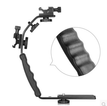 Powewin PW-K283 Bracket en L Video Grip con Doble Zapata - Imagen 5
