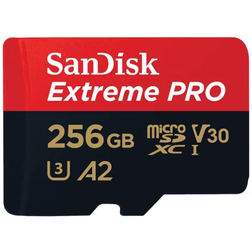 SanDisk Extreme Pro 256GB UHSI C10 A2 U3 V30 Tarjeta de Memoria MicroSDXC / SDSQXCD-256G-GN6MA