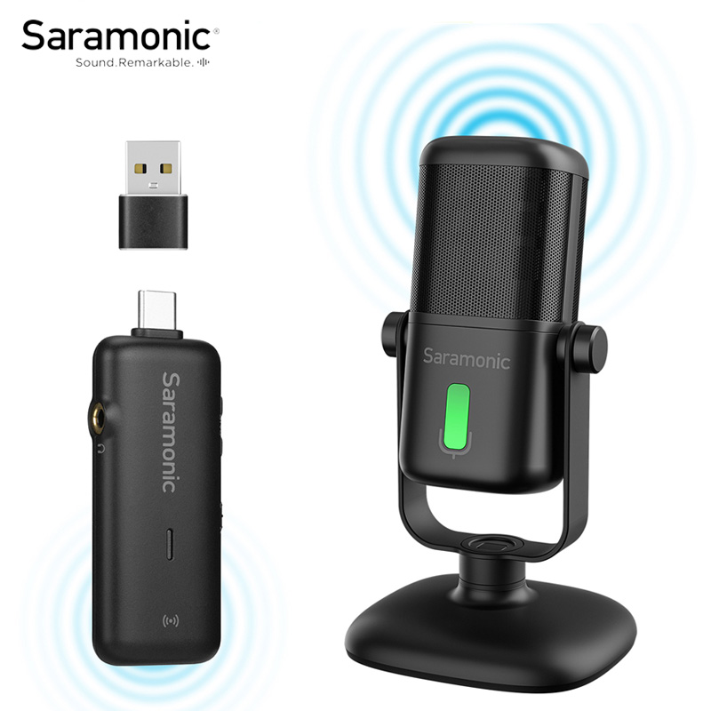 Saramonic SR-MV2000W Micrófono USB Inalámbrico para Podcast, Conferencias y Streaming - Imagen 8