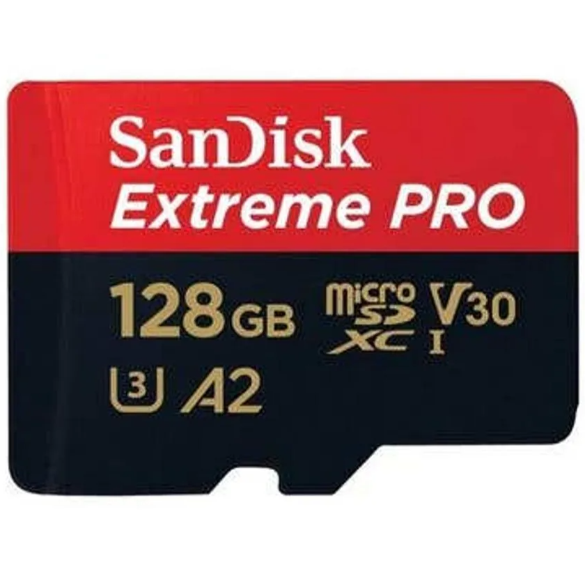 Sandisk Extreme Pro de 128GB A2 MicroSD / SDSQXCD-128G-GN6MA