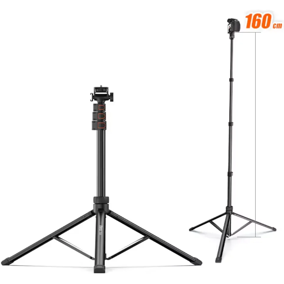 Ulanzi TB64 Trípode de Iluminación o ActionCam Compacto de 1.6m / UL-T115GBB1 - Imagen 5