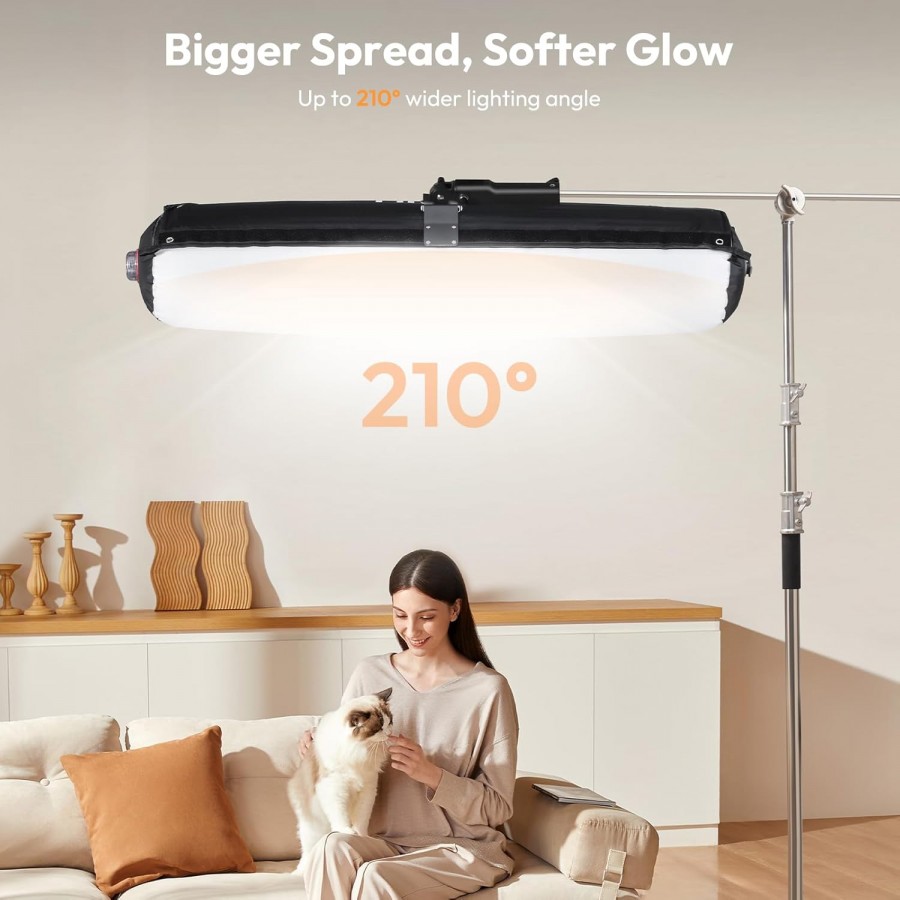 Ulanzi AL120 Luz Led Inflable 120W, Soft, Armado Ultra Rápido / UL-L097 - Imagen 2