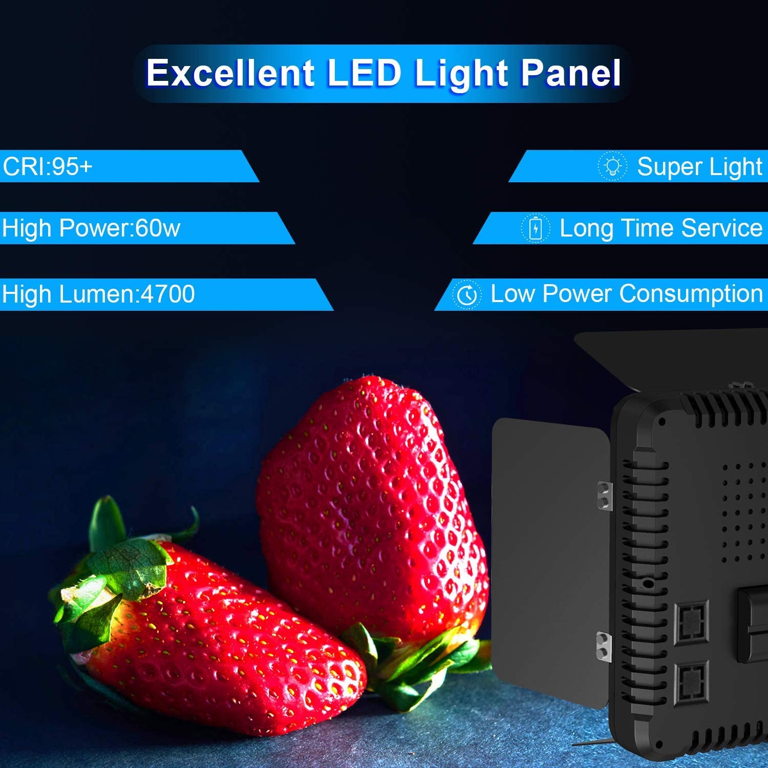 Viltrox VL-192 Bi-2 Kit de 2 Panel Led 45W/4700 lm Regulable 3300K-5600K LED CRI 95+ - Imagen 7