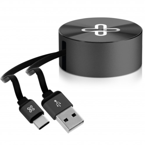 KLIPXTREME KAC-110BK CABLE RETRACTIL USB-C