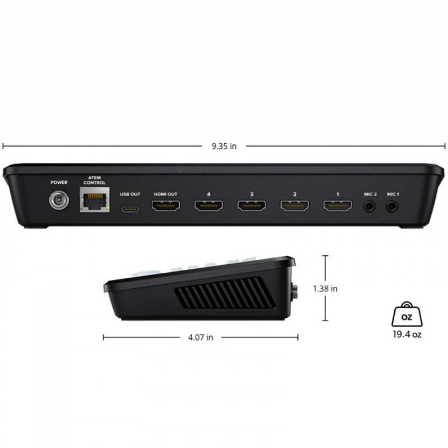 Blackmagic Design ATEM Mini Pro HDMI Live Stream Switcher / SWATEMMINIBPR - Imagen 4