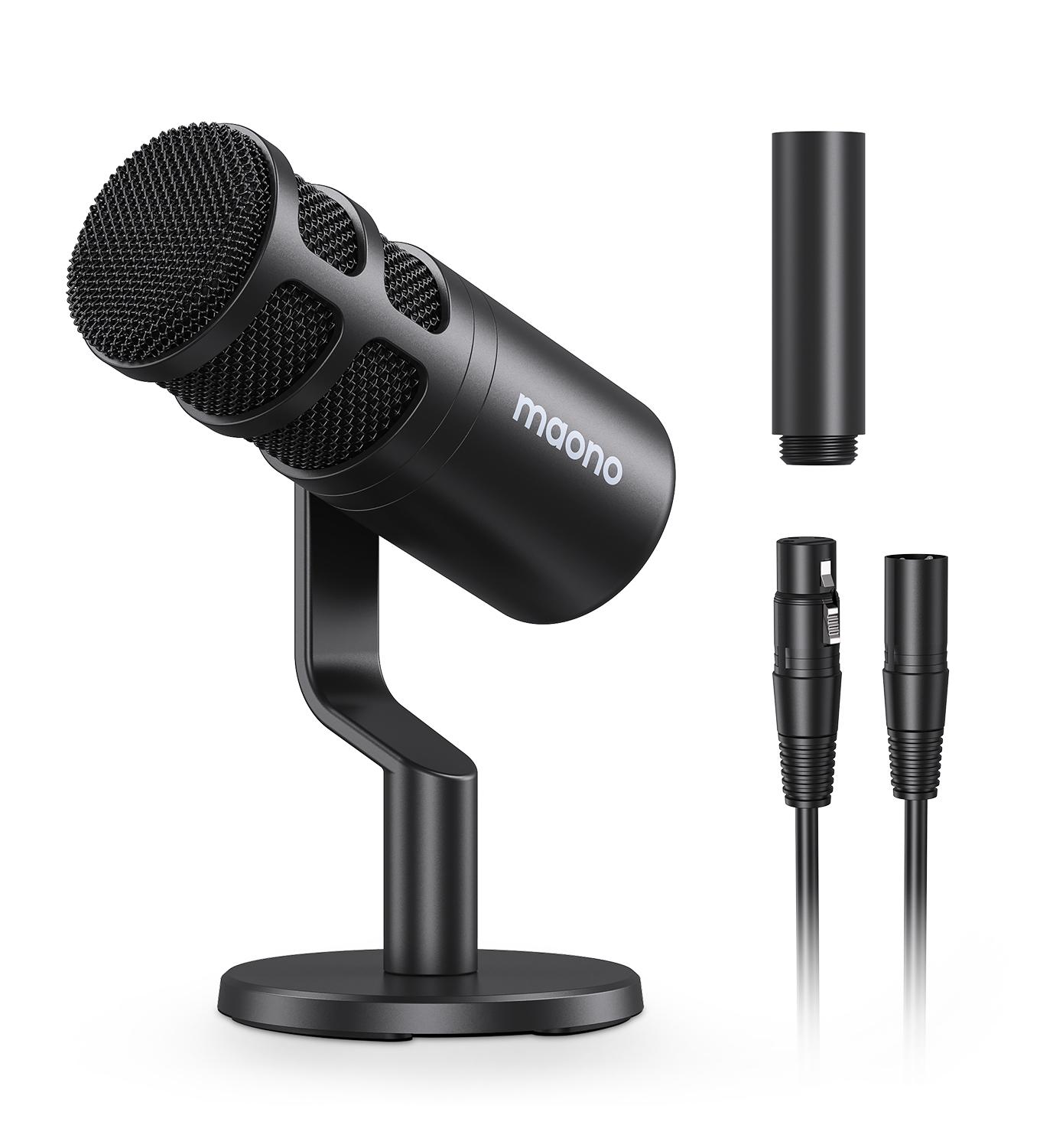 Maono PD100 XLR Microfono Dinamico para Grabación y Podcast