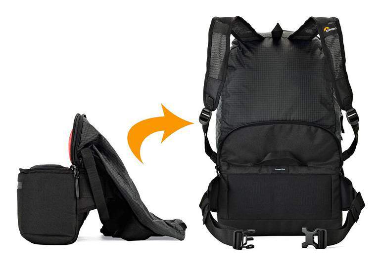 Lowepro Passport Duo, Mochila de Viaje Portátil Black / LP37021 - Imagen 6