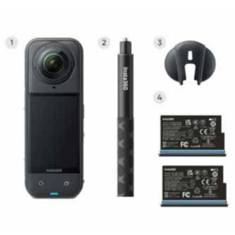 Insta360 X5 360° 8K Kit Starter Bundle Cámara de Acción de 72 Megapixeles / IN11009 - Imagen 2
