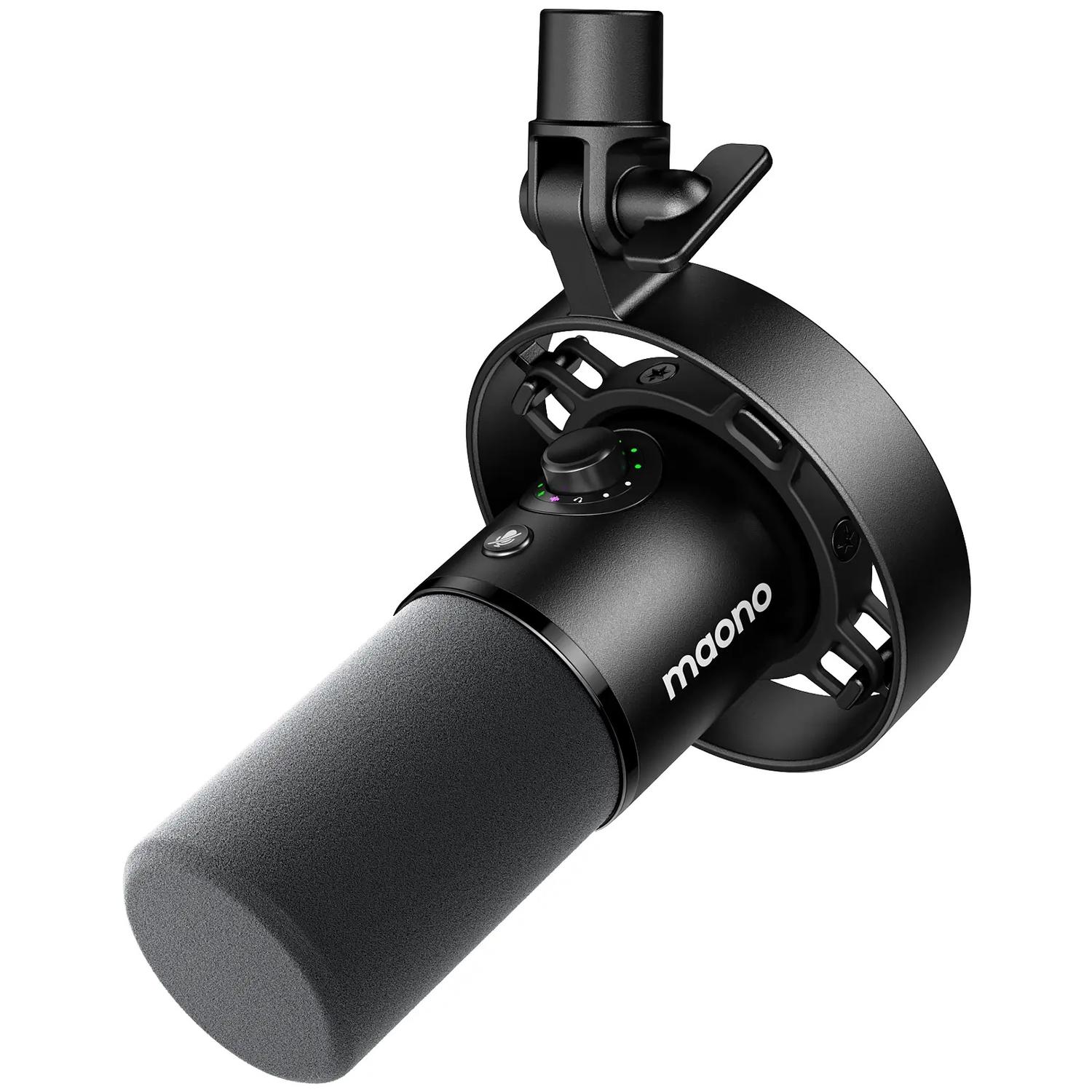 Maono PD300X XLR USB Microfono Dinámico para Grabación y Podcast