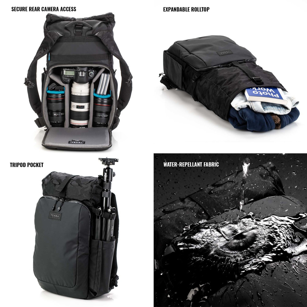 TENBA 637-738 MOCHILA FULTON V2 16L BLACK - Imagen 7