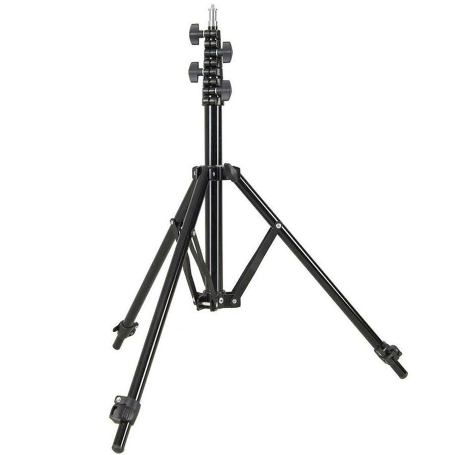 Godox 190F Light Stand 1.9m con Patas Ajustables Negro (Soporta 3.5kg)