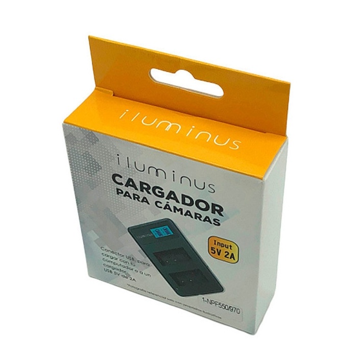 Iluminus IL-CS-NP-F550 Cargador Simple para Baterías F550-F960-F970-F990 - Imagen 3