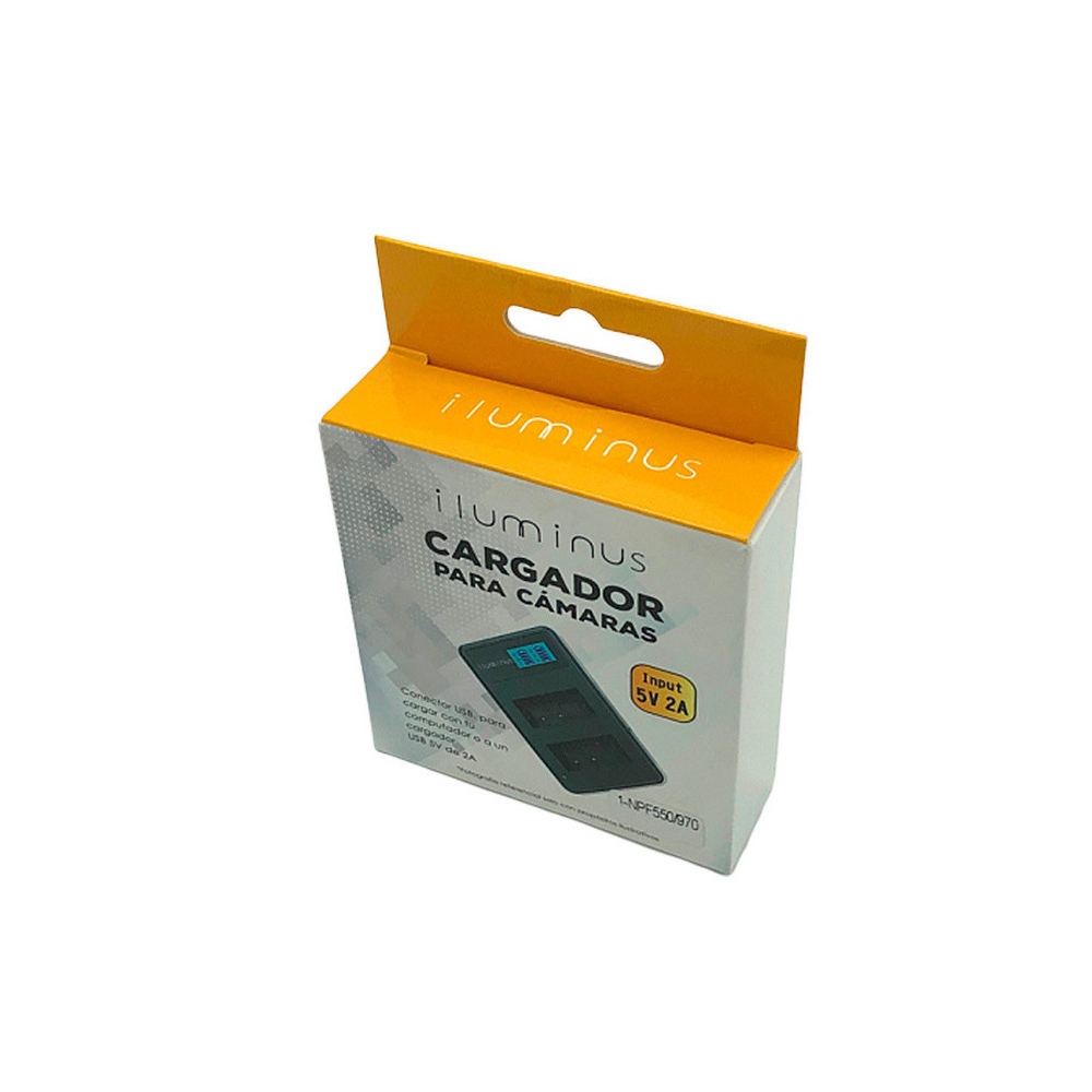 Iluminus Cargador USB Doble para LP-E10 - Imagen 3