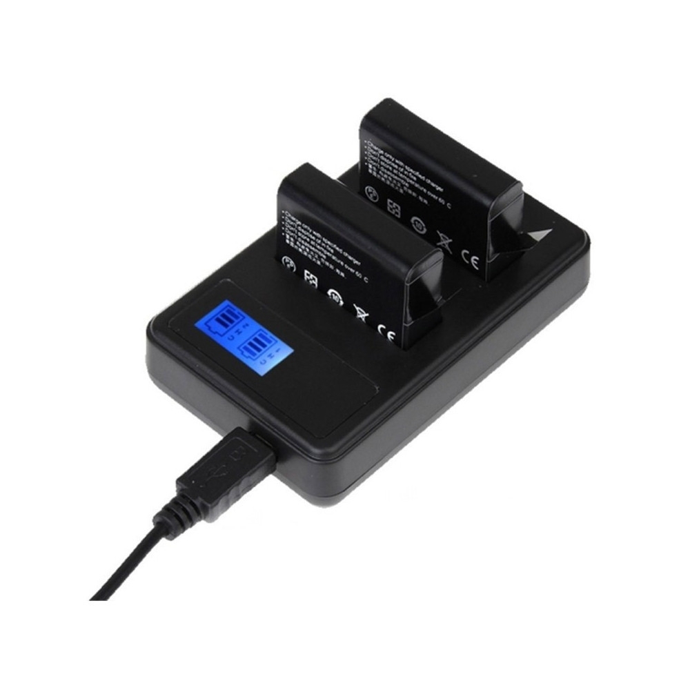 Iluminus Cargador USB Doble para LP-E10 - Imagen 2