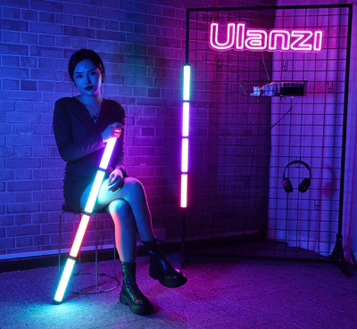 Ulanzi VL110 LED RGB de Barra Multifuncional CRI95+ Recargable de 2600mAh (T° de 2500 a 9000K) - Imagen 6