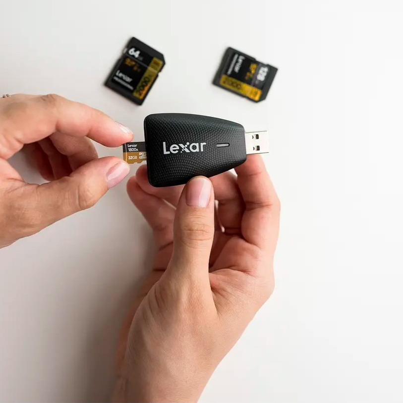 Lexar LRW450UB Multilector de Tarjetas 2 en 1 (SD - MICRO SD) - Imagen 5