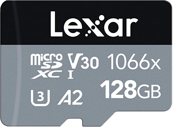 Lexar Professional MicroSD 128GB 1066x UHS-I Silver Series