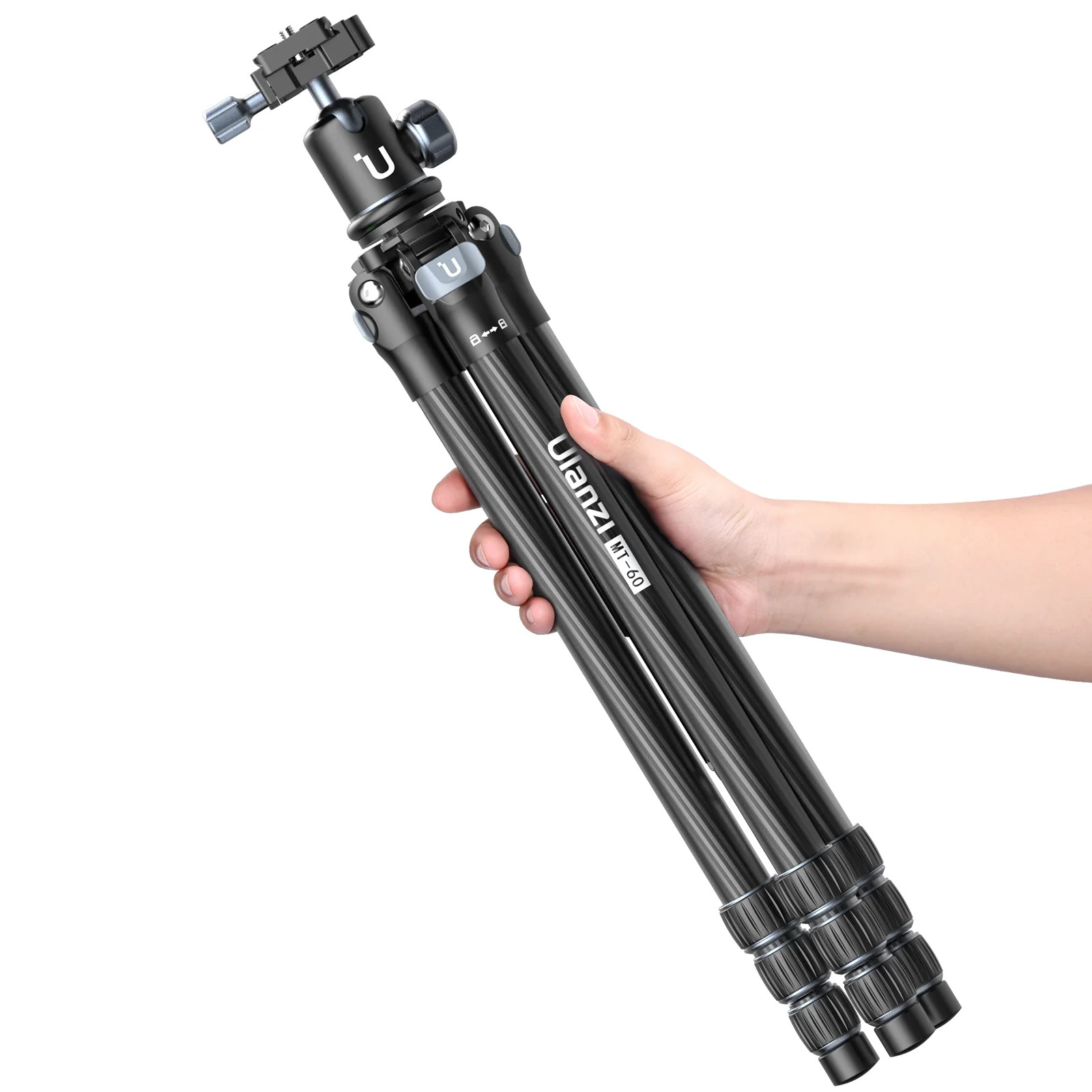 Ulanzi MT-60 Trípode Fibra de Carbono con Monopie (Soporta 10kg) - Imagen 2
