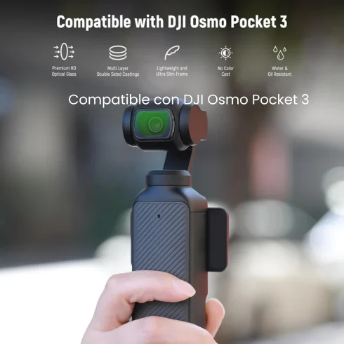 Neewer FL-42 Kit de Filtros Magnéticos ND para DJI Osmo Pocket 3 - Imagen 6