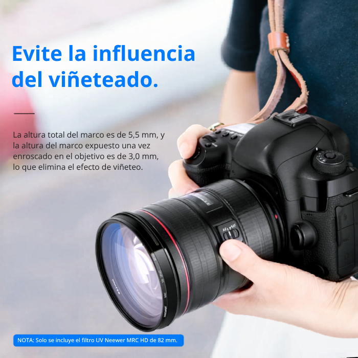 Neewer MRC Ultra Slim Filtro UV de 77mm - Imagen 7