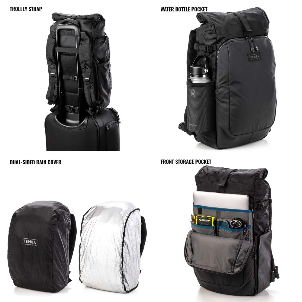 TENBA 637-738 MOCHILA FULTON V2 16L BLACK - Imagen 8