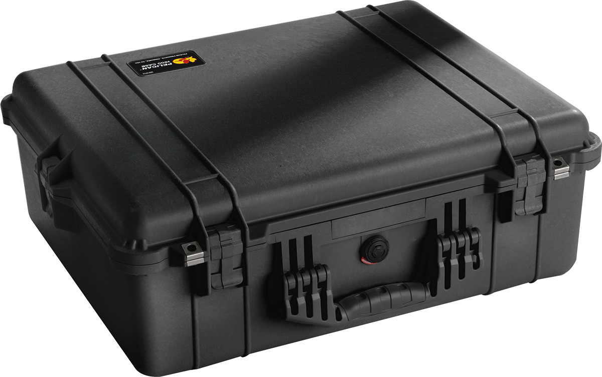 Pelican PEL1600 Maleta, IP-67, con foam negra.
