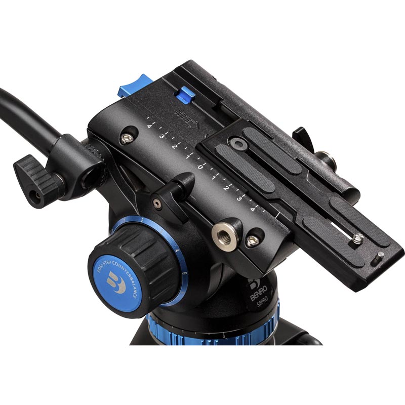 Benro S8PRO Cabezal de fluido (capacidad 8kg). - Imagen 2