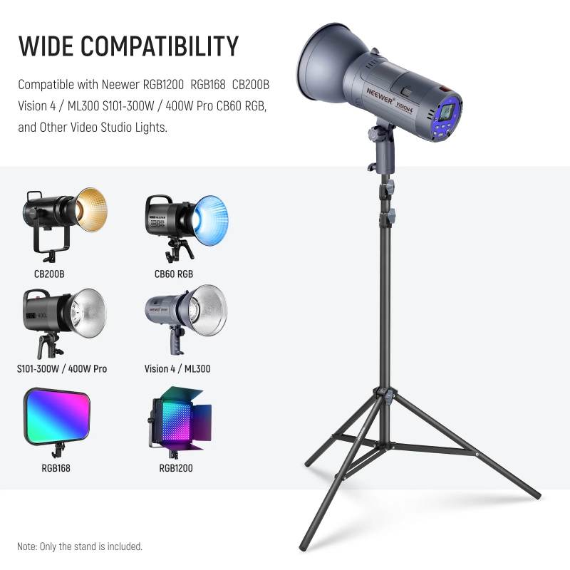 Neewer ST-200 Soporte De Luz Para Fotografía / 10103709 - Imagen 3