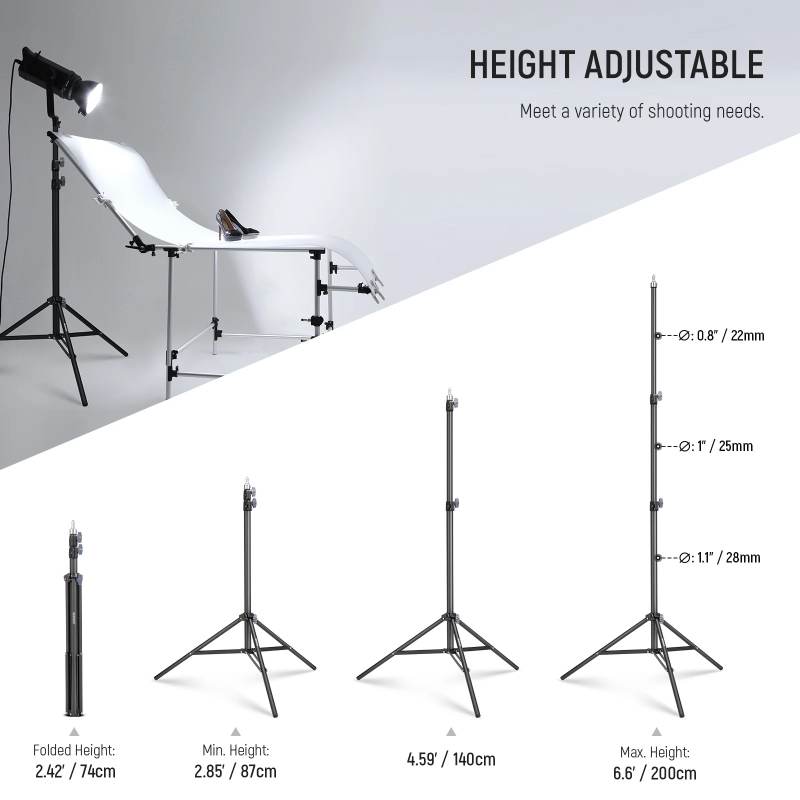Neewer ST-200 Soporte De Luz Para Fotografía / 10103709 - Imagen 5