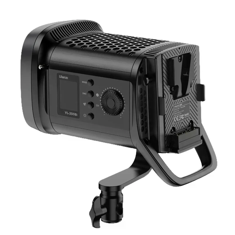 Ulanzi VL-200Bi Led Bicolor 200W Con Fuente de Poder P016 (T° de 2700 a 6500K) - Imagen 4