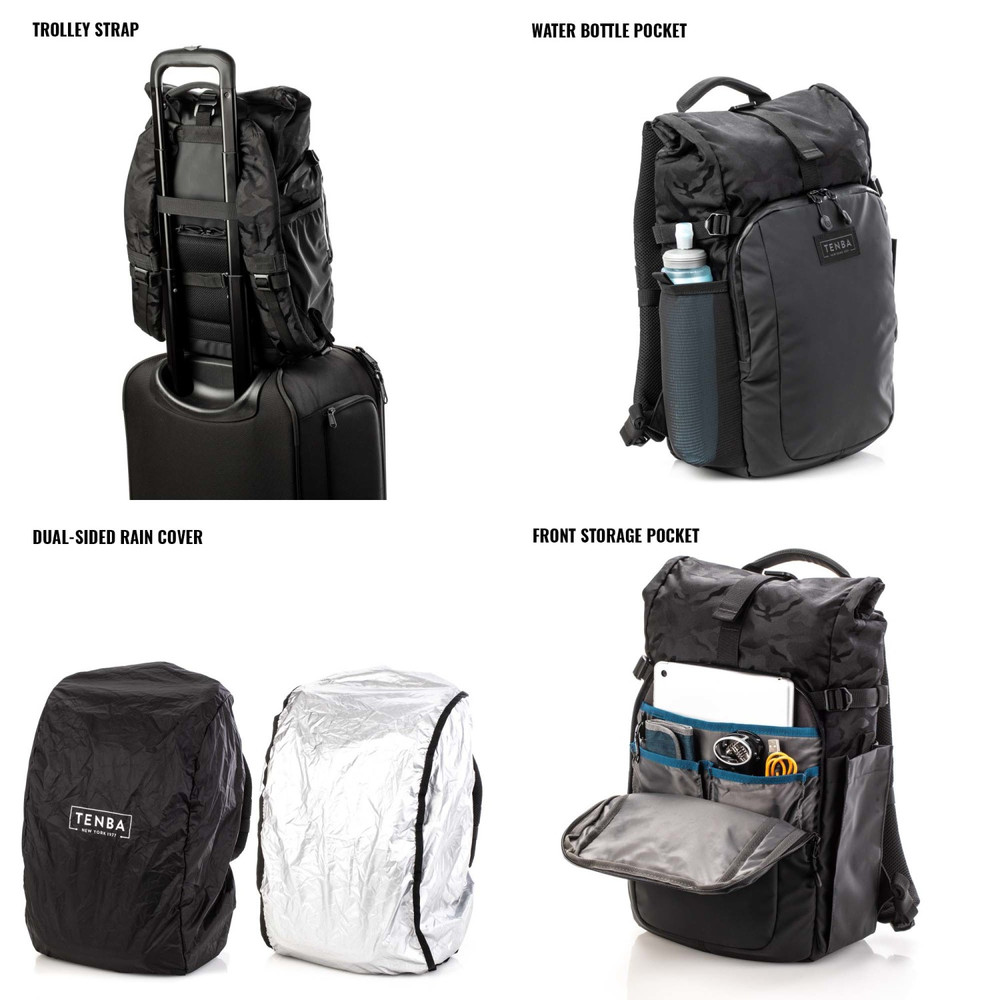 TENBA 637-732 MOCHILA FULTON V2 10L BLACK - Imagen 5