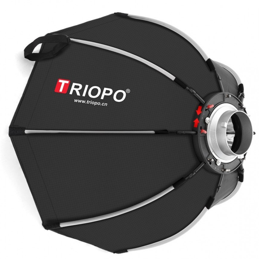 Triopo K2-90 Softbox Octagonal de Armado Fácil 90cm Montura Bowens