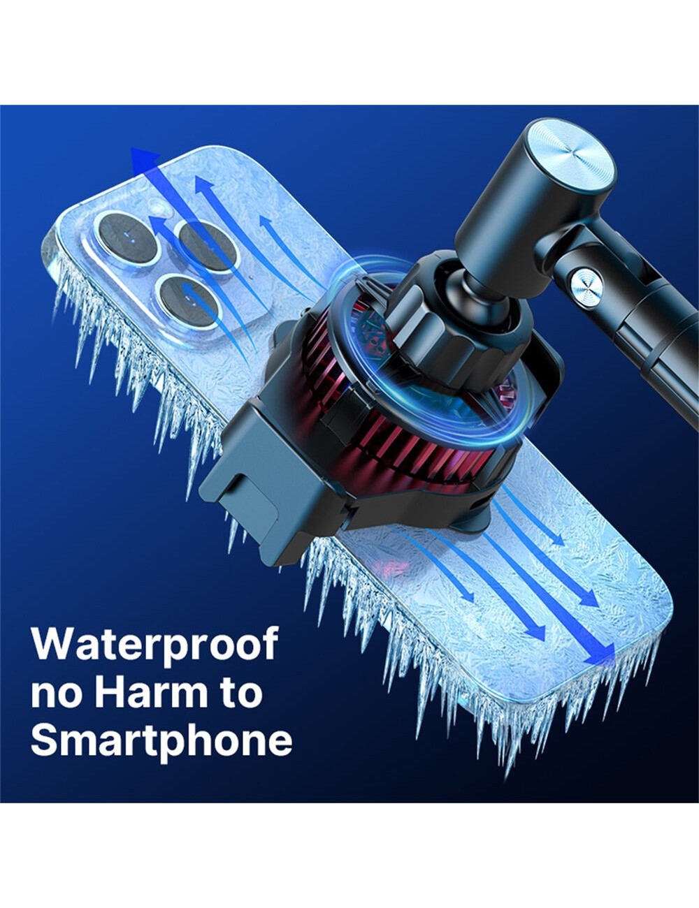 Ulanzi SK-06 Soporte Ventilador Para Smartphone Sobre Escritorio - Imagen 5