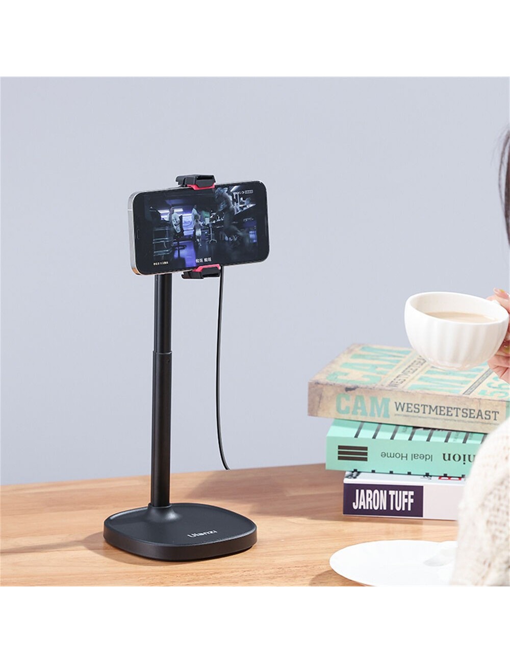Ulanzi SK-06 Soporte Ventilador Para Smartphone Sobre Escritorio - Imagen 2