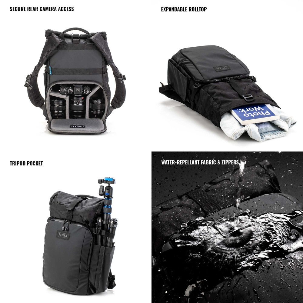 TENBA 637-732 MOCHILA FULTON V2 10L BLACK - Imagen 6